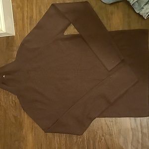 Brown Turtleneck Top - Size M